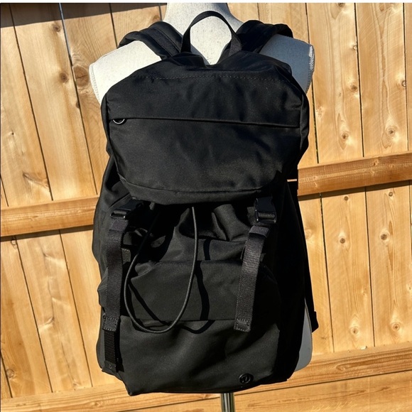 Black Rucksack Backpack - Picture 6 of 11